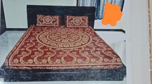 BEDSHEET BARMER PRINTED 90X108 2 PILLOW COVER